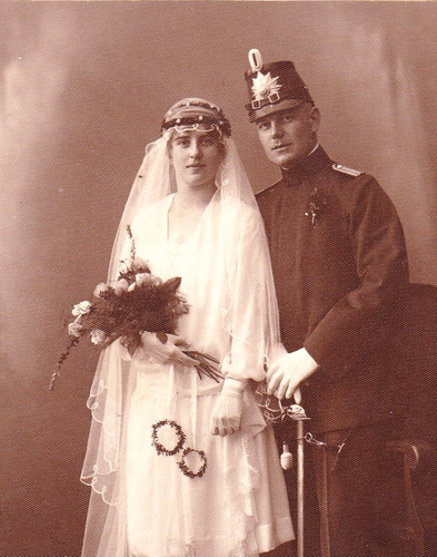 Photo postcard bridal couple - photo,