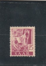 L5499 SARRE TIMBRE N° Y&T 206 de 1947 "  " NEUF**