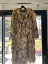 Manteau véritable fourrure de