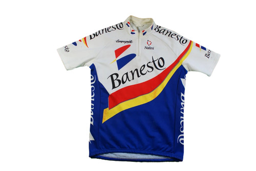 Maillot vélo rétro banesto - rétro,