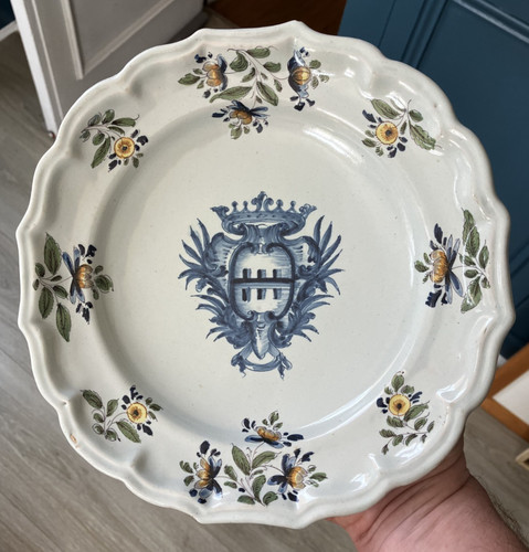 Belle assiette faience - assiette,