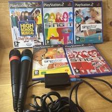 Lot de 5 Jeux SINGSTAR POP HITS, Rocks Playstation 2 PS2 