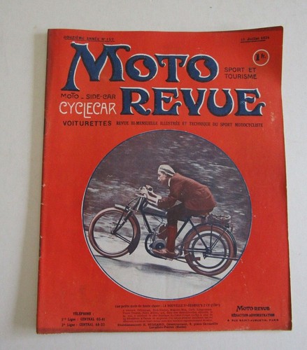 Moto revue 153 - n°153, aout
