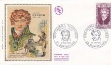 FRANCE 1969 FDC GEORGES CUVIER YT 1595