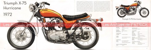 Triumph 750 x75 hurricane - x-75,