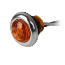 2x Mini Clignotant Rond Ø28mm