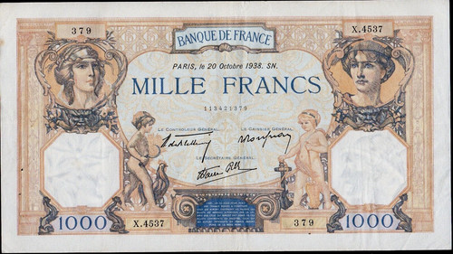 1000 francs ceres et - francs,