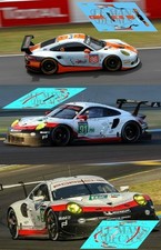 Stickers Porsche 991 RSR Le Mans 2017 1:32 1:43 1:24 1:18 Stickers 911