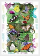 netherlands 2024 nederland pays Butterfly Bonaire Eurema Danaus Anartia ms10v