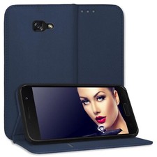 Coque Housse Etui à clapet pour Samsung Galaxy A5 2017 bleu Bookstyle Flip