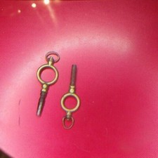 LOT de 2 anciennes Clés DE MONTRE A GOUSSET