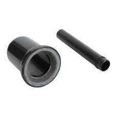 Grohe Tuyau entrée et sortie pour cuvette suspendue noire chasse d'eau wc