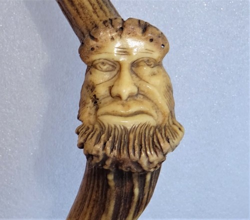 Canne sculpté bois - bois, de