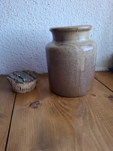Pot vintage grès ancien - vintage,