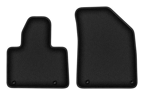 Tapis avant velours noirs