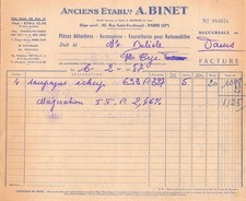 1957 PIECES DETACHEES