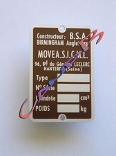 PLAQUE   BSA  Movea Nanterre