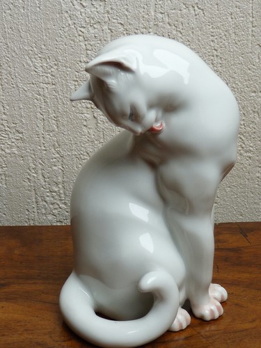 Superbe rare figurine chat - figurine,