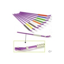 10 BAGUES plastique ouverte pour oiseaux couleur au choix numéroté 2.5/3.0/4.0MM