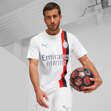 Maillot Milan Acm Home Jersey Course PUMA Original 770393 02 Blanc Away Enfant