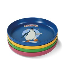 L'école des animaux magiques Vaisselle pour enfants Set d'assiettes 4 pièces