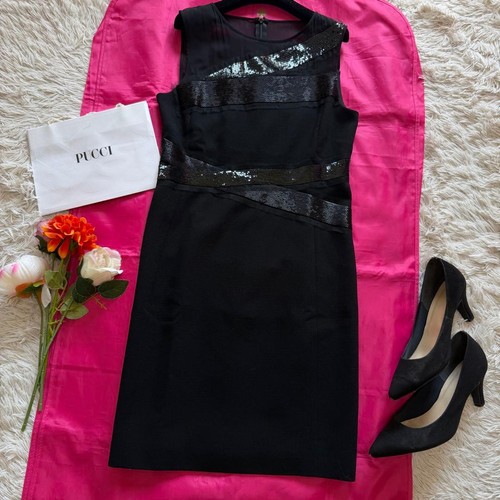 Robe noire sans manches - , emilio