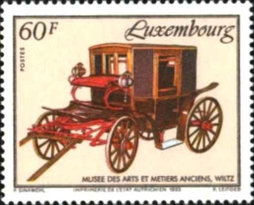 Timbre transports voiture - timbre,