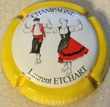 Capsule de Champagne ETCHART Laurent (18. contour jaune)