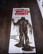 RETURN OF LIVING DEAD ? A Horror French Door Vintage Movie Poster Original 1985