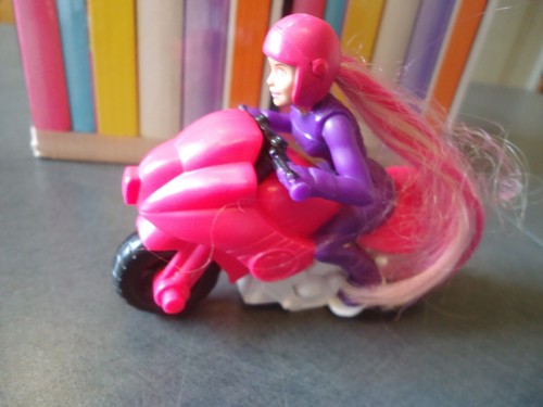 Figurine barbie moto - figurine,