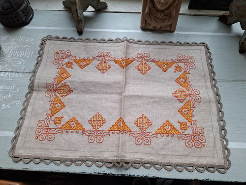 Ancien set table autre - de,