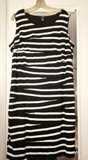 Alfani black white - stripe, knee