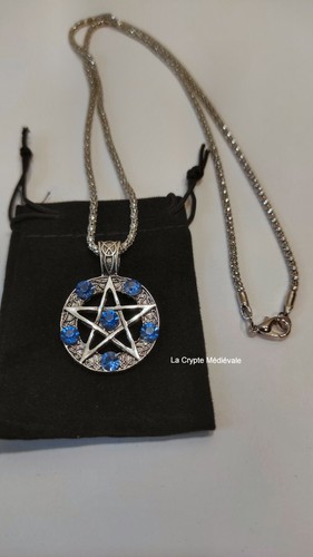 Pendentif pentacle gothique - pendentif, pentacle/gothique
