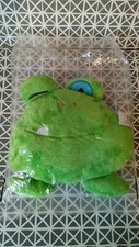 Doudou peluche publicitaire grenouille verte clin d'œil Renault minute neuf