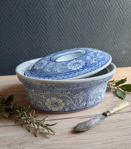 Terrine ovale vintage - terrine,