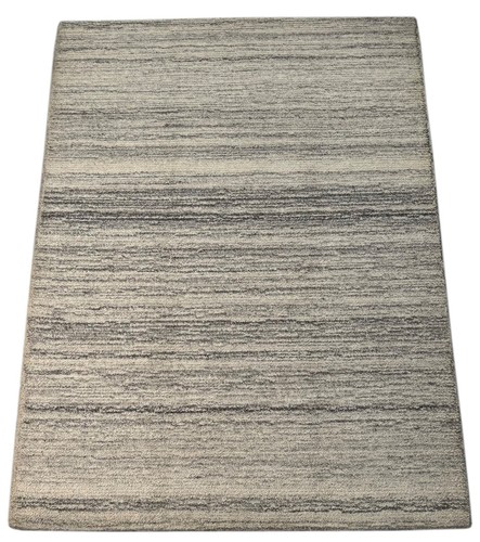 Tapis gris 100 laine beige - 100%,