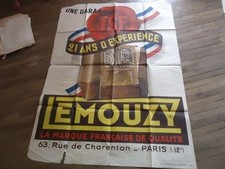 RARE AFFICHE ORIGINALE TSF LEMOUZY RADIO - L. BESSON 1930 LITHO