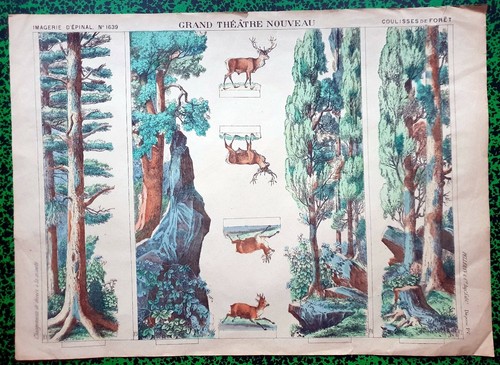 Xix ème rare planche - rare,