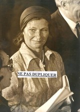 PHOTO DE PRESSE  ORIGINE KEYSTONE  DE MADAME SIMONE VEIL