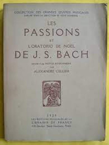 Les passions oratorio - et, l'oratorio