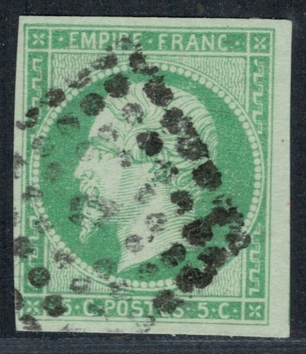 France 1854 obl losange - france,