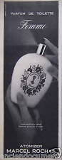 PUBLICITÉ 1958 PARFUM DE TOILETTE FEMME ATOMIZER MARCEL ROCHAS - ADVERTISING