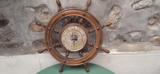 BAROMETRE GOUVERNAIL DE BATEAU MARQUE MAXANT DIAMETRE 33 CM VINTAGE