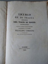 LICURGO RE DI TRACIA