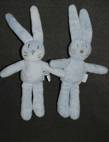 Doudou lapin jacadi bleu - 🍀doudou,