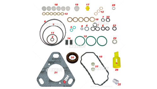 Kit joints pour - joints, pompe