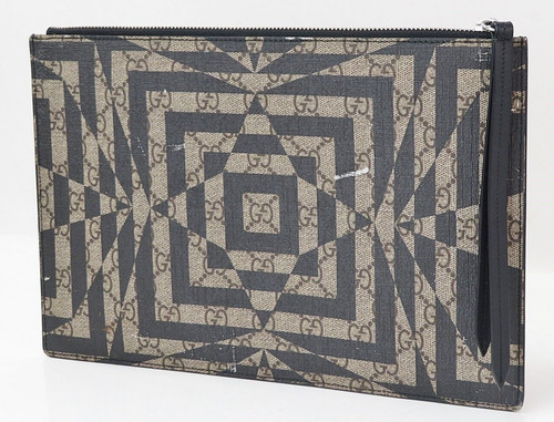 Pochette pvc marron - pochette,