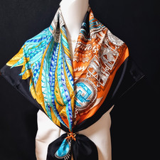 RARE ÉCHARPE VINTAGE HERMES