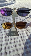 2 paires de Oakley Michael Jordan OO Square Wire (Red et Gold Iridum)