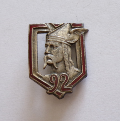 Insigne militaire - insigne, 92°